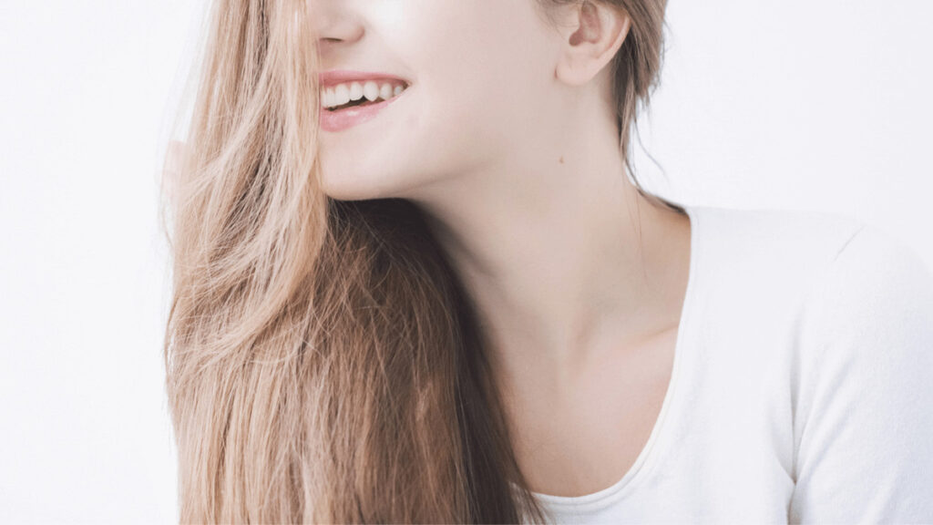 女性のヘアケア a